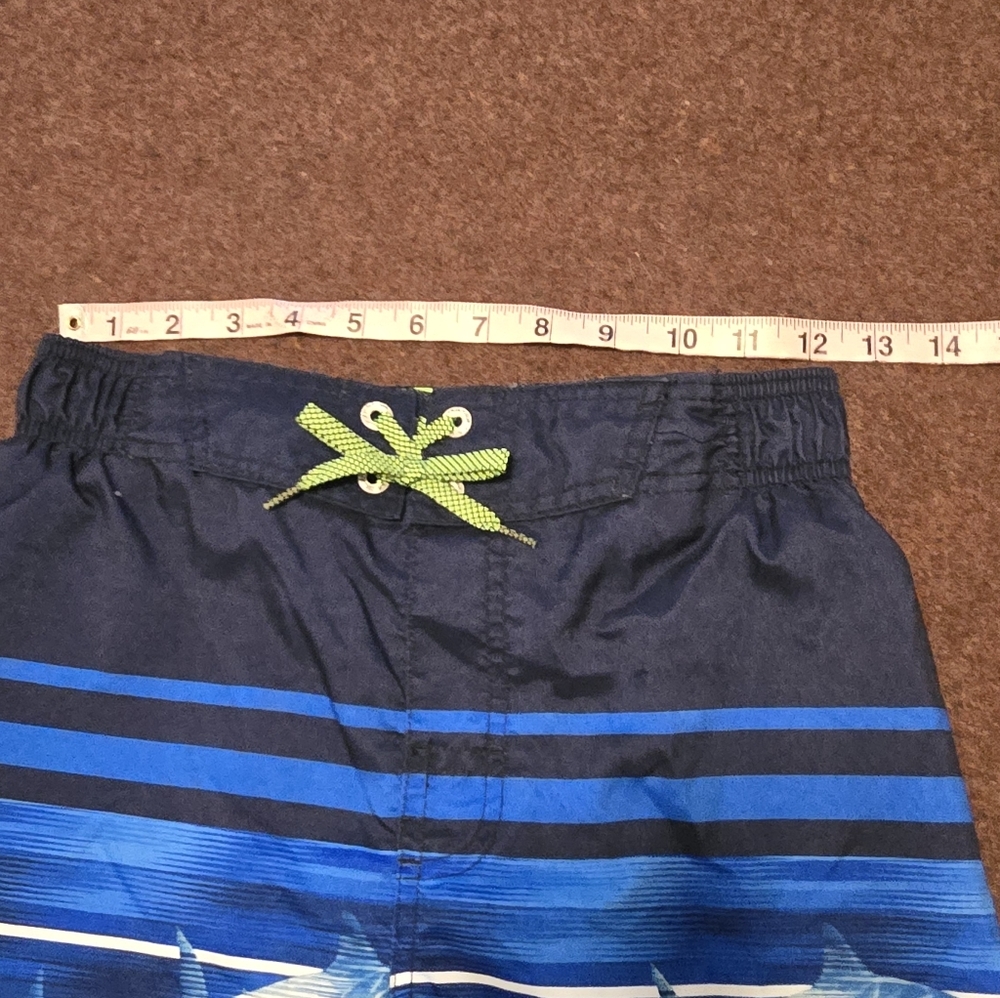 ZeroXposur Boy's Shark Swim Trunks Size Large 14/16 Built In Underwear - Picture 6 of 9
